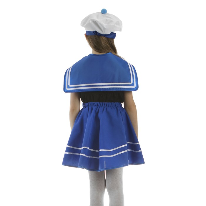 Карнавальный костюм «Морячка», 6-7 лет, рост 122-128 см 