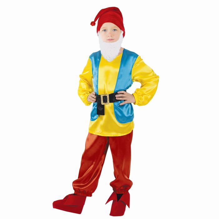 Детский карнавальный костюм "Гном", р. 56, рост 98-104 см 