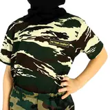 Детский камуфляжный костюм "Меткий снайпер", штаны, футболка, маска, рост 104 см  - фото 4