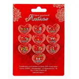 Валентинка-магнит двусторонняя «На заветный поцелуй»  - фото 4