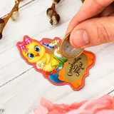 Пасхальный магнит полимерный со скретч-слоем «Цыпа»  - фото 2