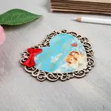 Магнит «Любовь-это рай для двоих»  - фото 2