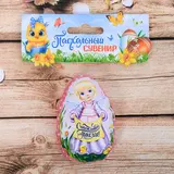 Пасхальный сувенир на магните «Ангелочек», 6×8 см  - фото 4