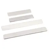 Накладки на пороги Dollex, Renault Logan 2014-, нержавеющая сталь, набор 4 шт. 