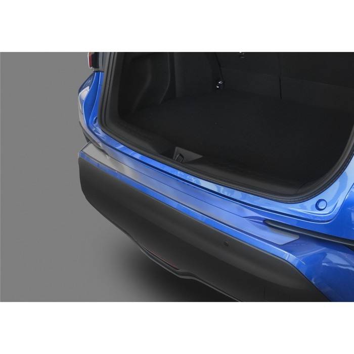Накладка на задний бампер Rival для Toyota C-HR 2018-н.в., нерж. сталь, 1 шт., NB.5712.1 