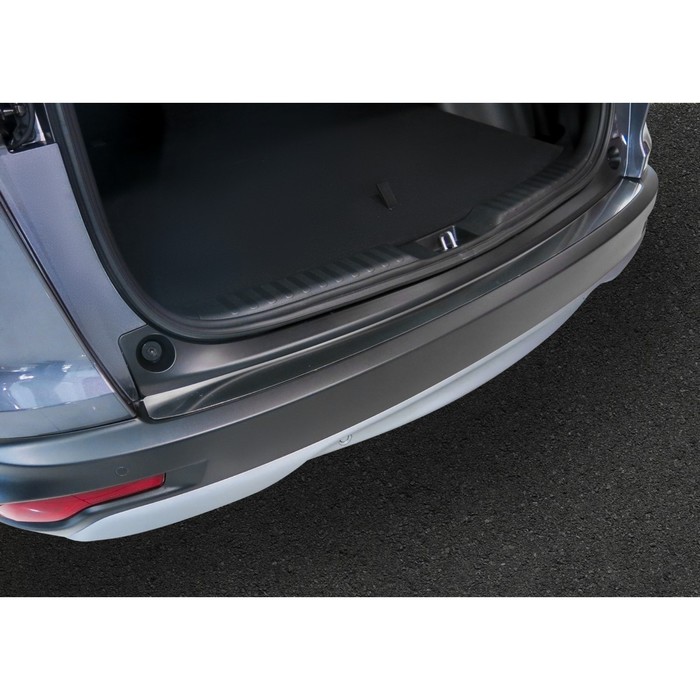 Накладка на задний бампер Rival для Honda CR-V V 2017-н.в., нерж. сталь, 1 шт., NB.2101.1 