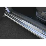 Накладки на пороги Rival для Ravon R3 2016-н.в., нерж. сталь, с надписью, 2 шт., NP.1302.3  - фото 2