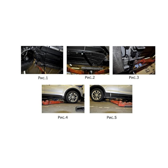 Пороги алюминиевые "Bmw-Style круги" Rival для Kia Sorento II рестайлинг 2012-н.в., 173 см, 2 шт., D173AL.2305.2 