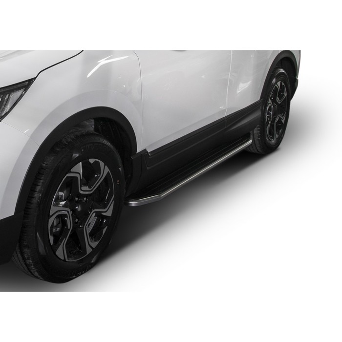 Пороги алюминиевые "Premium" Rival для Honda CR-V V 2017-н.в., 173 см, 2 шт., A173ALP.2103.1 