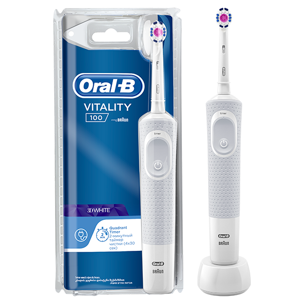 Электрическая зубная щётка Oral-B Vitality D100 White