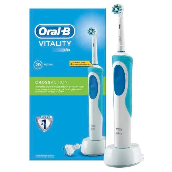 Электрическая зубная щетка Braun Oral-B Vitality Pro CrossAction  (Blue) - фото 2