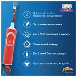 Детская электрическая зубная щетка Oral-B Kids «Человек-Паук» 3+ - фото 2
