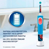 Детская электрическая зубная щетка Oral-B Vitality Pro Kids "Человек-Паук" - фото 13