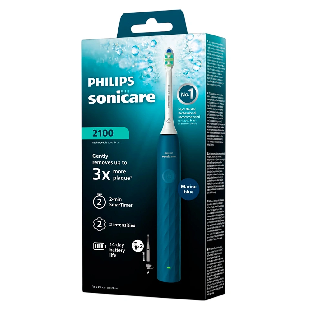 Philips электрлік тіс щеткасы Sonicare 2100 HX4022/04 - фото 2