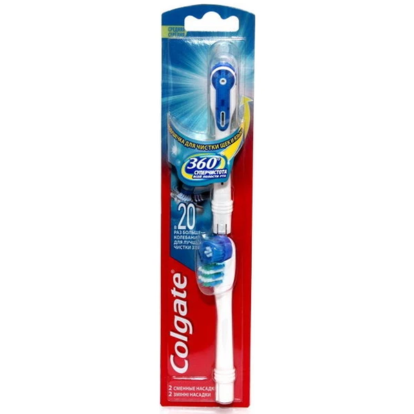 Насадка для электрической зубной щетки Colgate 360 Супер чистота