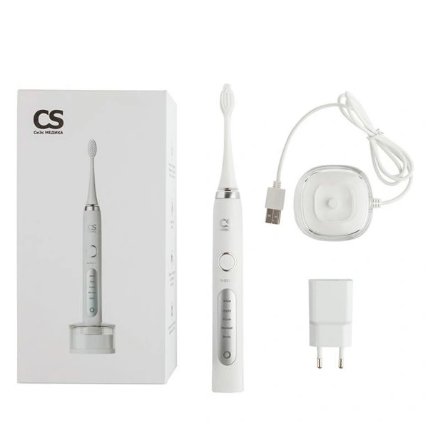 Электрическая зубная щетка CS Medica CS-333-WT