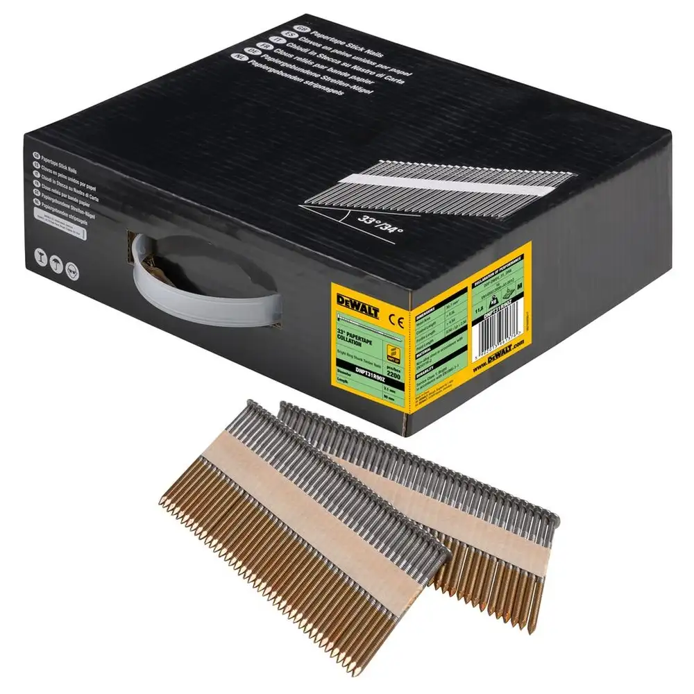 Гвозди стальные ребристые DeWALT 90мм DNPT31R90Z 