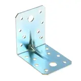 Уголок крепёжный усиленный 70х70х55х2 мм, оцинкованный 