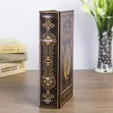 Сейф-книга дерево "Открытие нового мира" кожзам 21х13х5 см  - фото 4