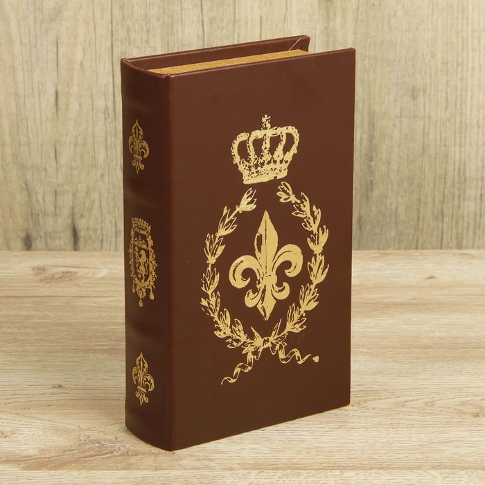 Сейф-книга дерево "Империя" кожзам 21х13х5 см 