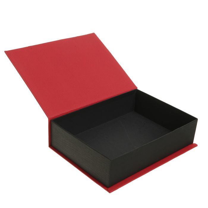Набор коробок 3 в 1 "Книга", чёрный, 33 х 24 х 10 - 25 х 18 х 7 см 