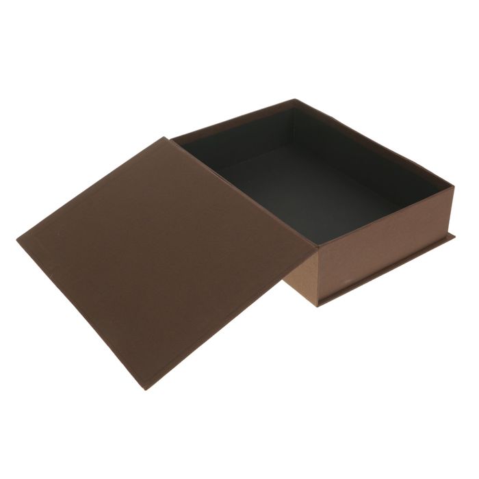 Набор коробок 3 в 1 "Книга", коричневый, 33 х 24 х 10 - 25 х 18 х 7 см 