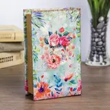 Сейф-книга дерево "Цветы, нарисованные акварелью" кожзам 17х11х5 см  - фото 5