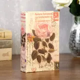 Сейф-книга "Уральская роза", обита шёлком 