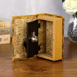 Сейф-книга кожа "Старинные карты мира"  - фото 3