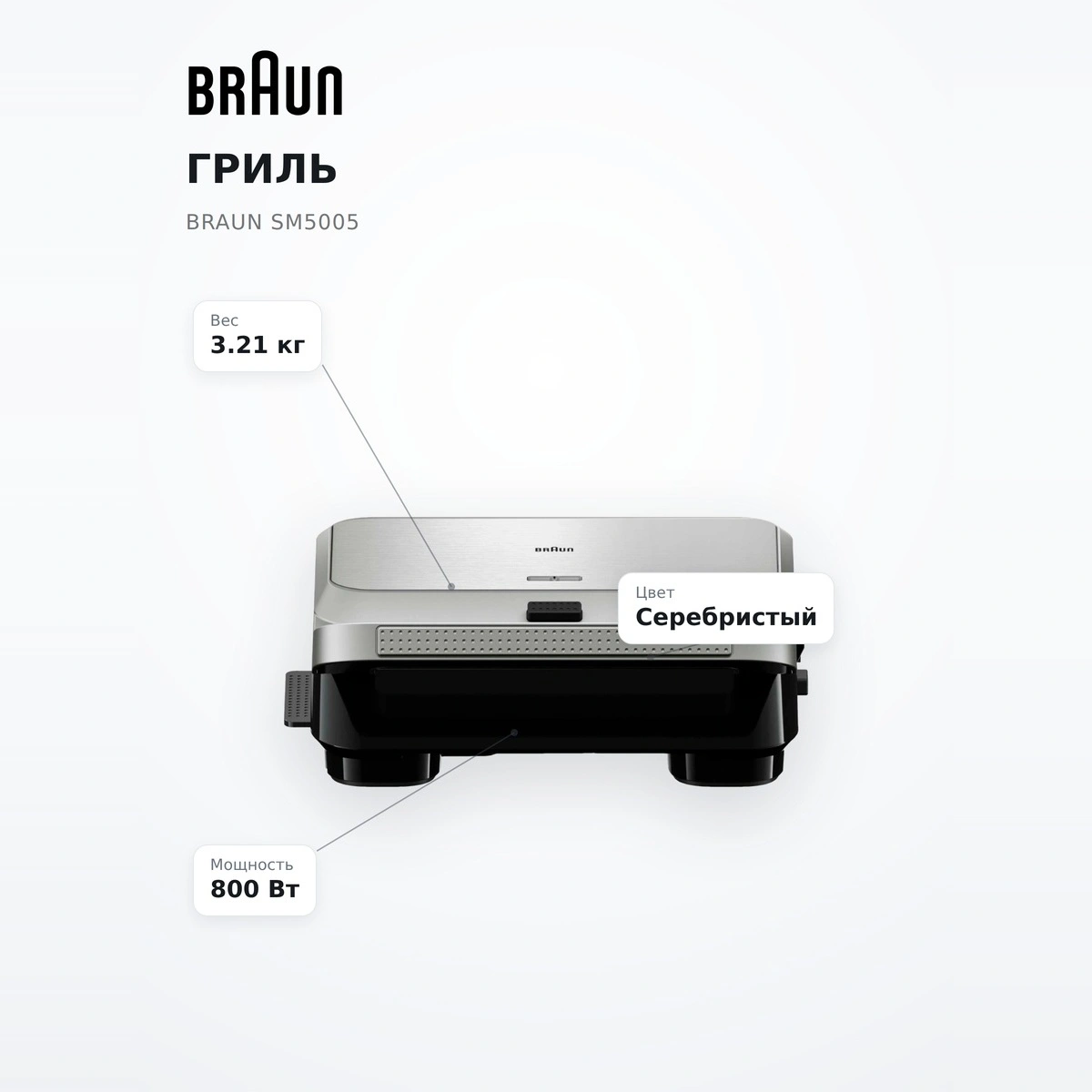 Гриль Braun SM5005 - фото 7