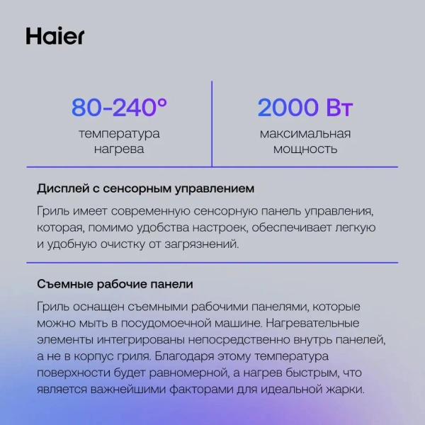 Haier грилі HG-701 - фото 11