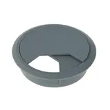 Заглушка кабель-канала, d=60 мм, серая 