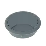 Заглушка кабель-канала, d=60 мм, серая  - фото 2