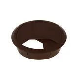 Заглушка кабель-канала, d=60 мм, коричневая  - фото 2