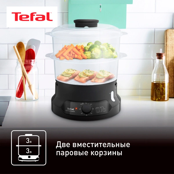 Пароварка Tefal Mini Compact VC139810 - фото 12