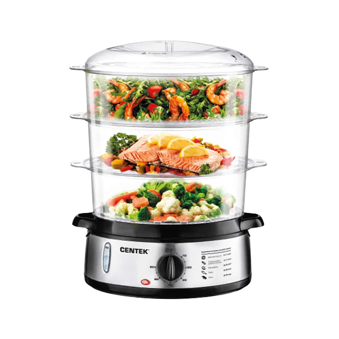 Пароварка Centek CT-1457 CT-1457 - фото 3