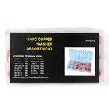 Набор медных прокладок, 15 размеров, 150 шт  - фото 3