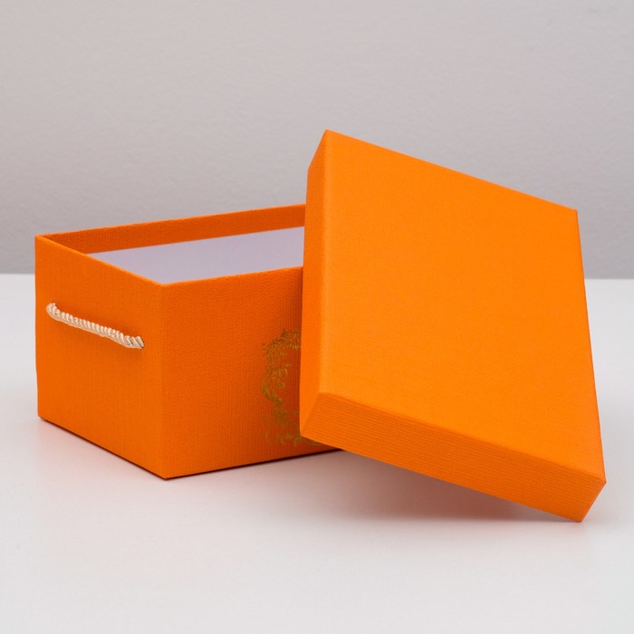 Набор коробок 3 в 1, оранжевый, 32,5 х 22 х 15 - 25 х 16 х 11 см 