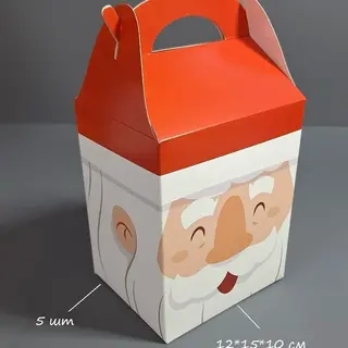 Коробка Box.kz к34 Дед мороз 12х15х10 см 5 шт 