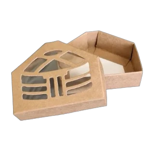 Коробка Box.kz Юрта 10х8х3 см 5 шт крафт 