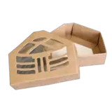 Коробка Box.kz Юрта 10х8х3 см 5 шт крафт 