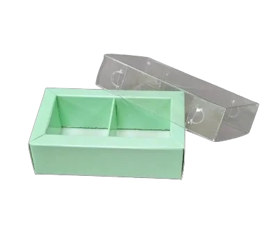 Коробка Box.kz 2 ячейки 10х6х3 см 10 шт зеленая  - фото 2