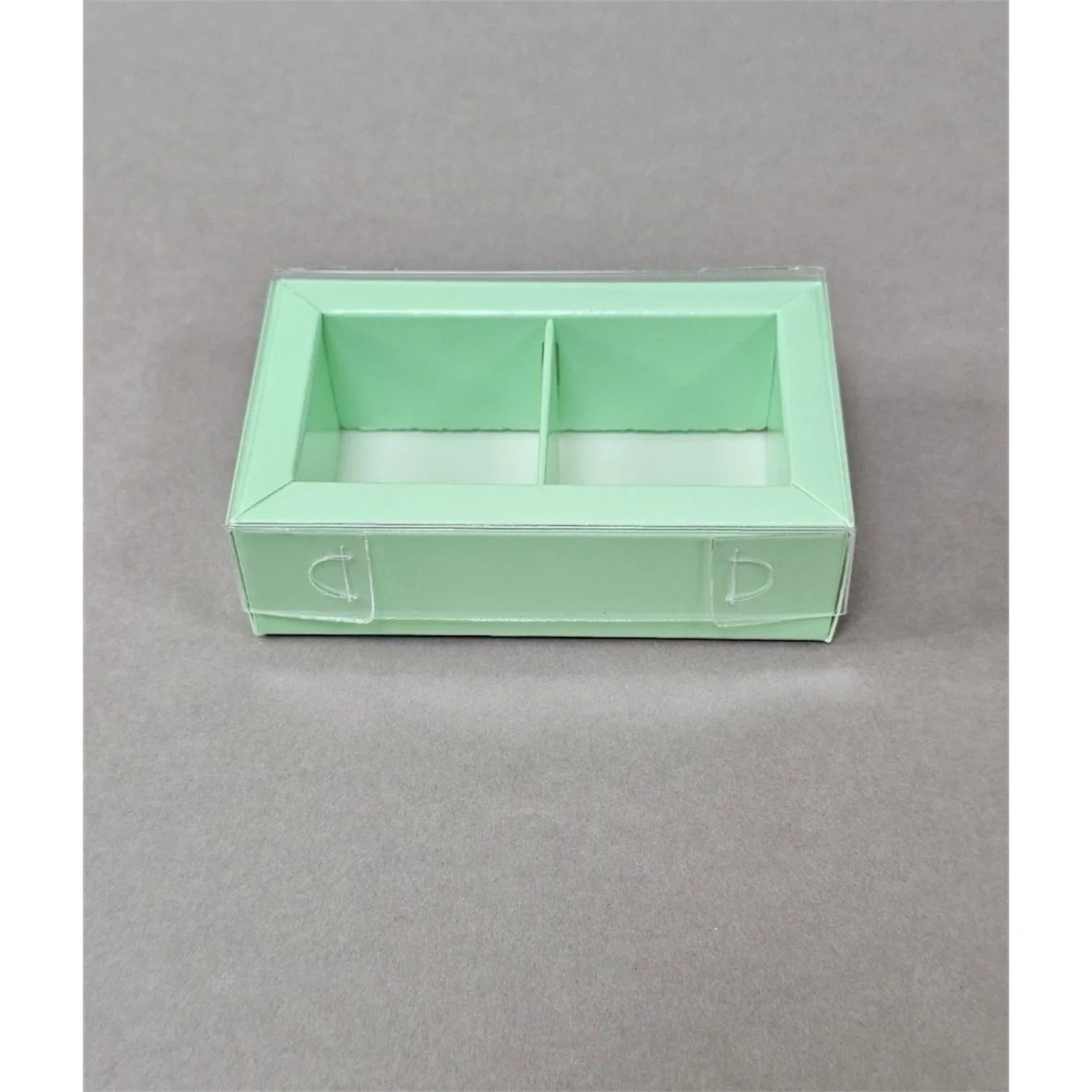 Коробка Box.kz 2 ячейки 10х6х3 см 10 шт зеленая  - фото 4