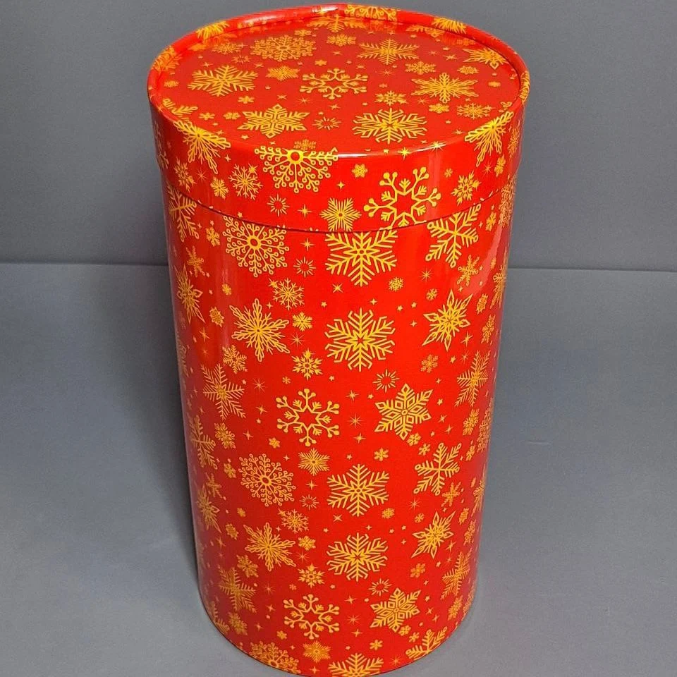 Коробка Box.kz тубус Новый год 18х32 см 