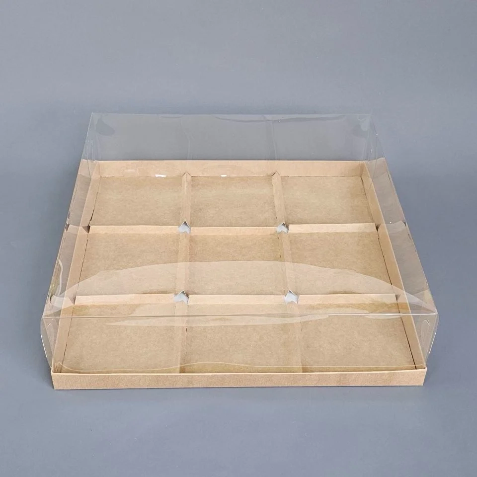 Коробка Box.kz Крафт 9 ячеек 5 шт 