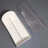 Коробка Box.kz на два деления белая  - фото 2