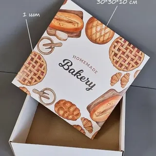 Коробка Box.kz Bakery 30х30х10 см 