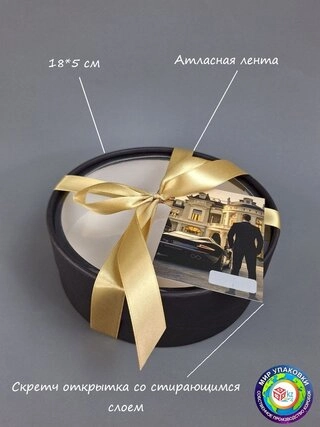 Коробка Fortress box 1 шт, 18х18х5 см 