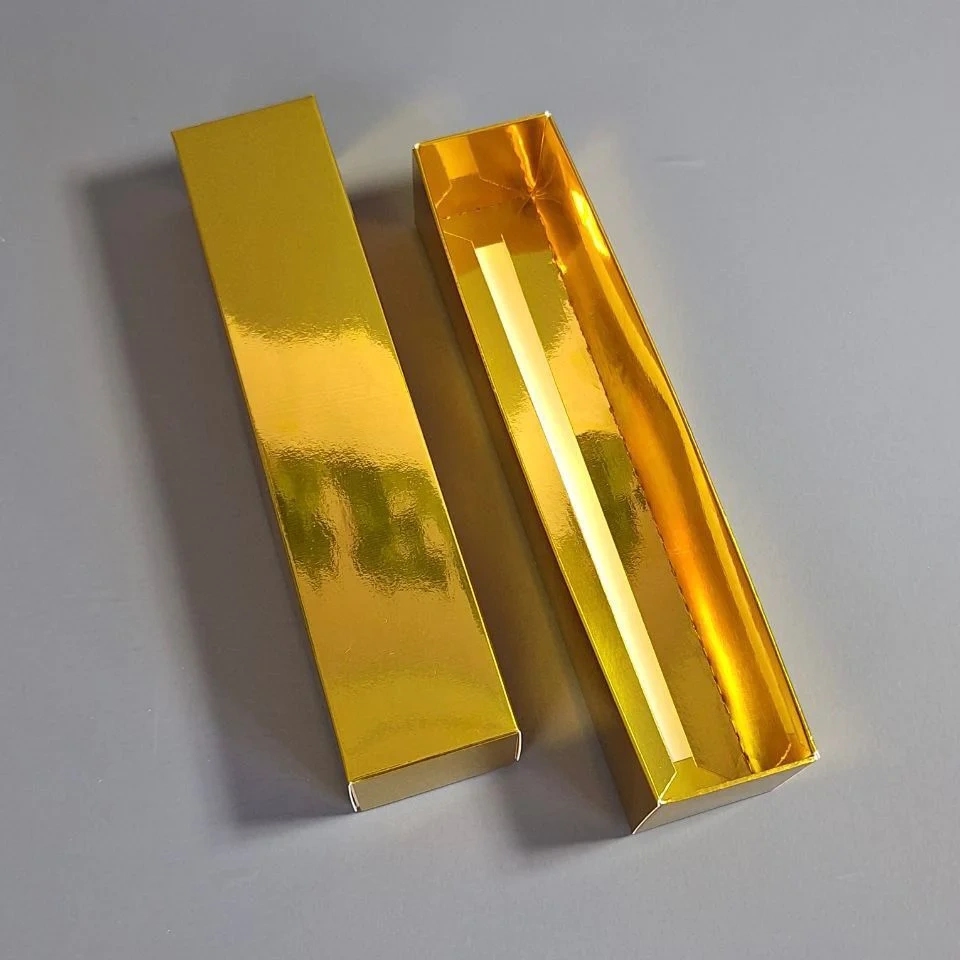 Коробка Box.kz 23х5х5 см золотая 