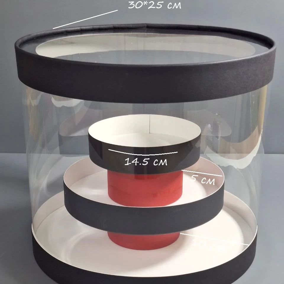 Коробка Box.kz этажерка 30x25см черная 